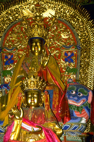 Statue of Bodhisattva Manjushri, Wu Tan Shan, China